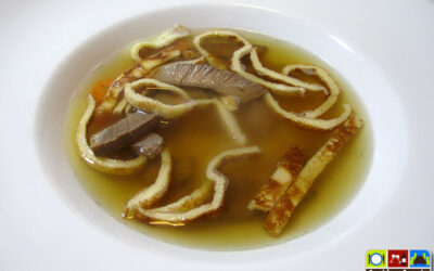 Rindfleischsuppe mit Frittaten