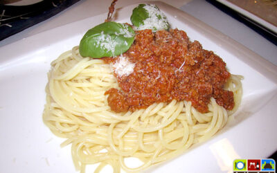 Spaghetti mit Sauce Bolognese