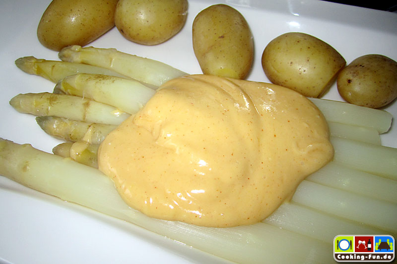 Sauce Hollandaise zum Spargel