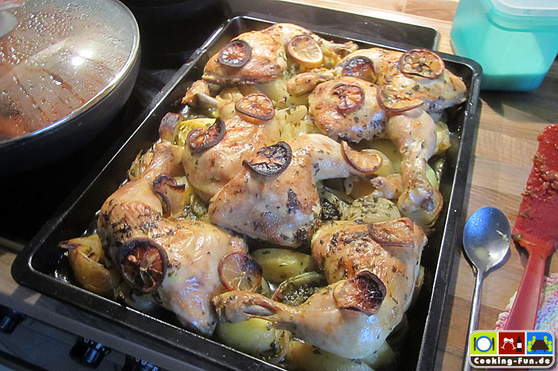 Zitronenhuhn auf griechische Art - Cooking-Fun