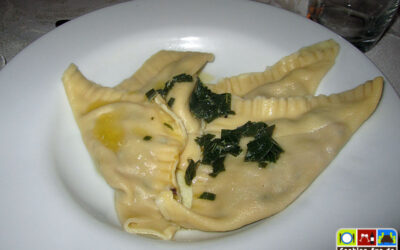 Kürbis-Pilz-Ravioli mit Salbeibutter