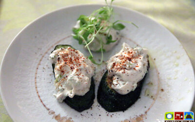 Zucchini mit Salbei-Zwiebel-Dip